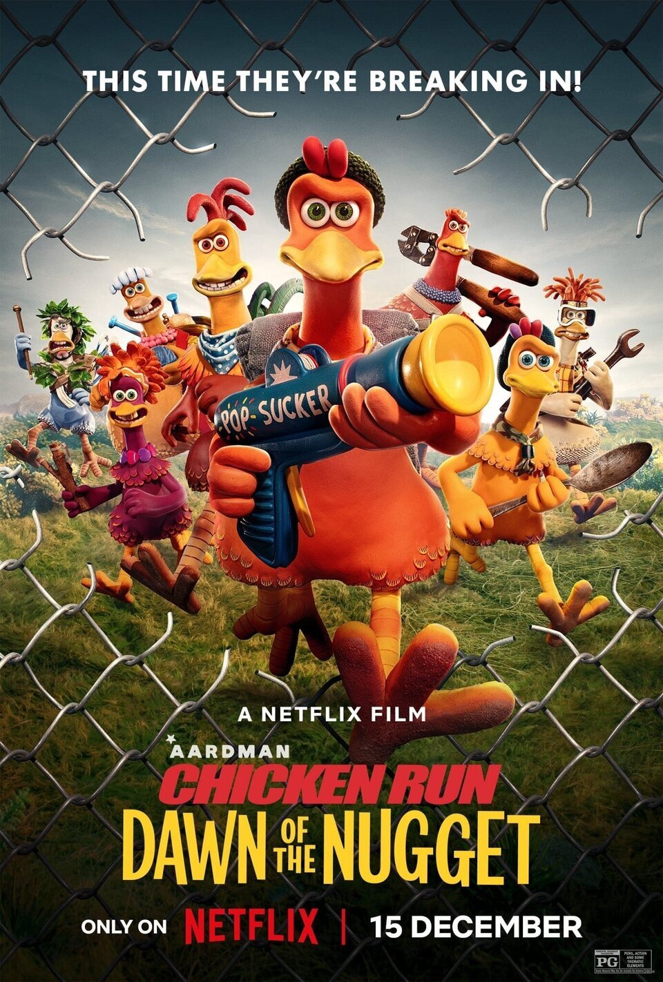 Cartel de Chicken Run: Amanecer de los nuggets - Inglés