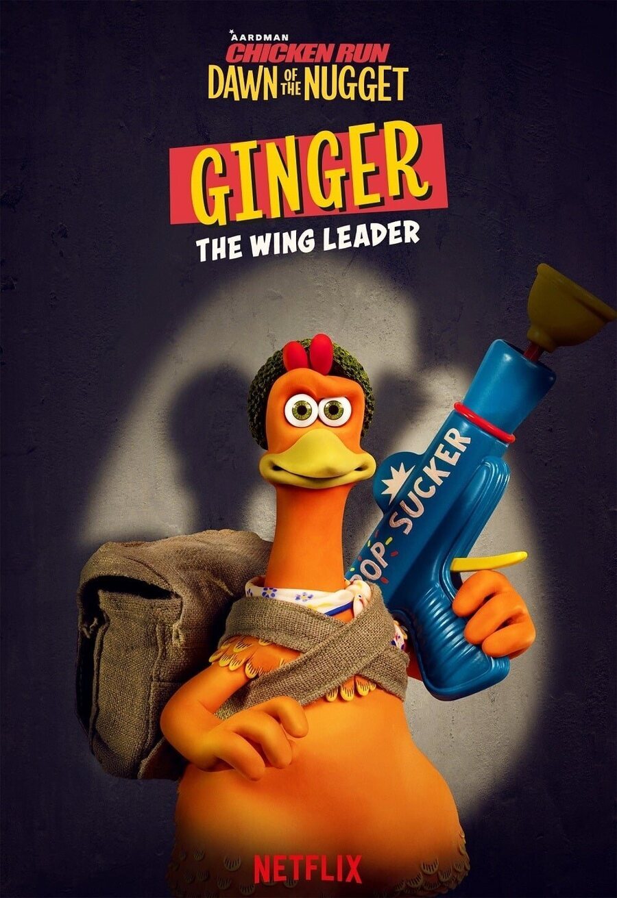Cartel de Chicken Run: Amanecer de los nuggets - Ginger