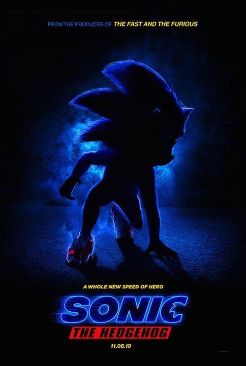 Cartel de Sonic: La película - Oficial