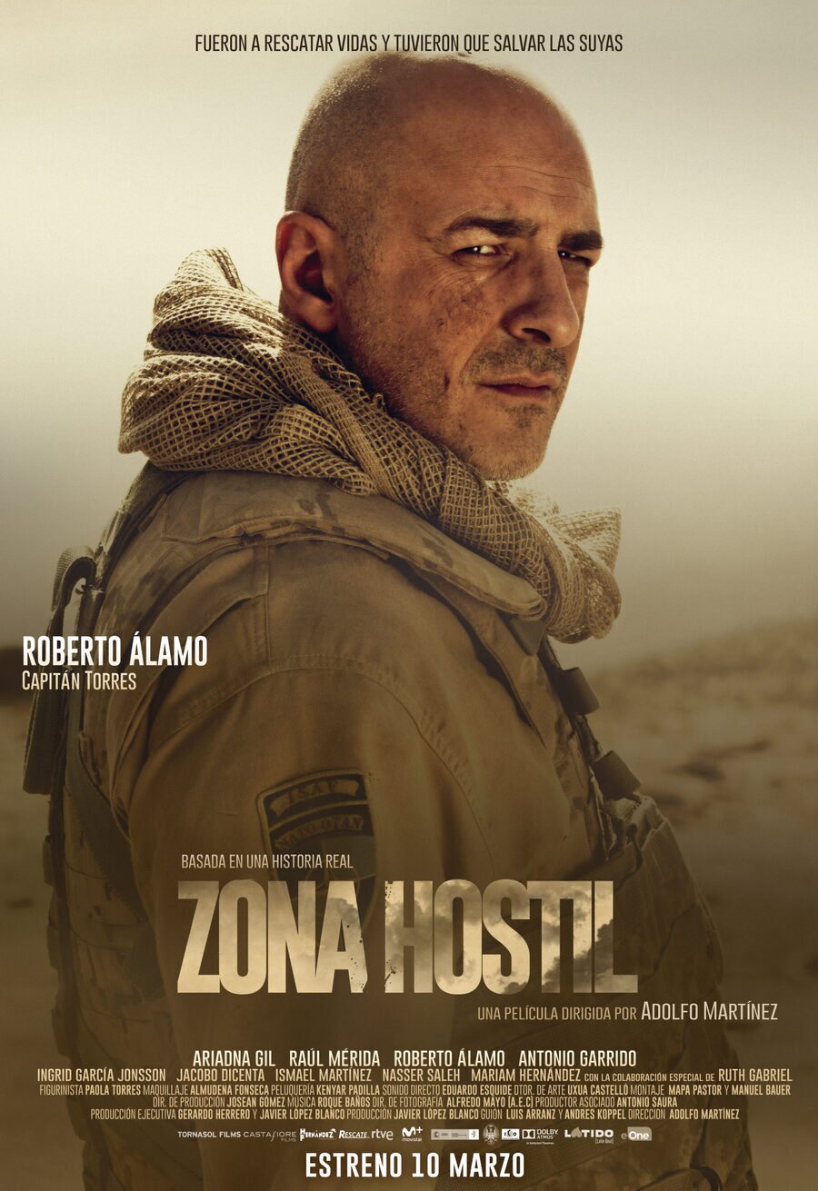 Cartel de Zona hostil - es