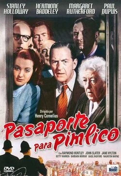 Cartel de Pasaporte a Pimlico