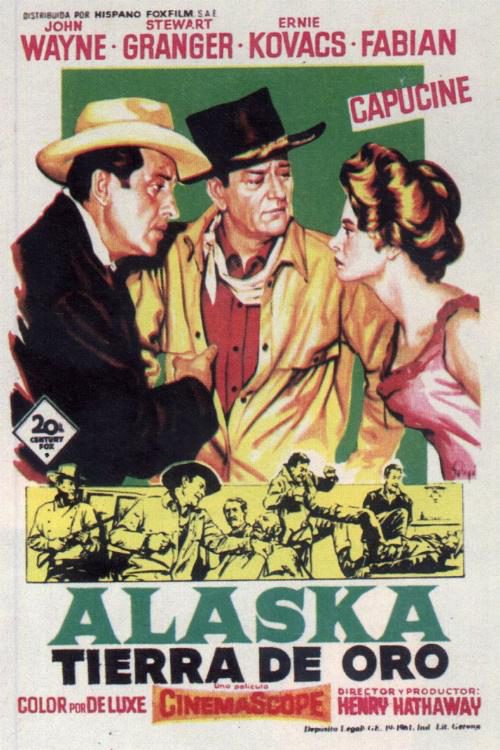 Cartel de Alaska, tierra de oro - España