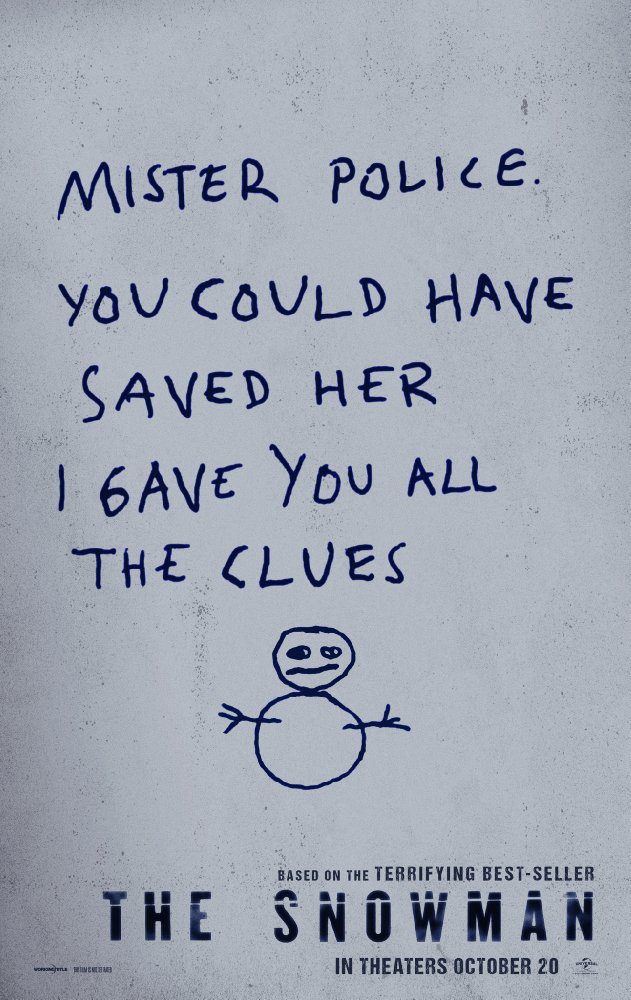 Cartel de El muñeco de nieve - 'The Snowman' Poster