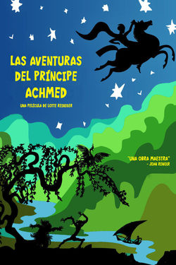 Cartel de Las aventuras del príncipe Achmed