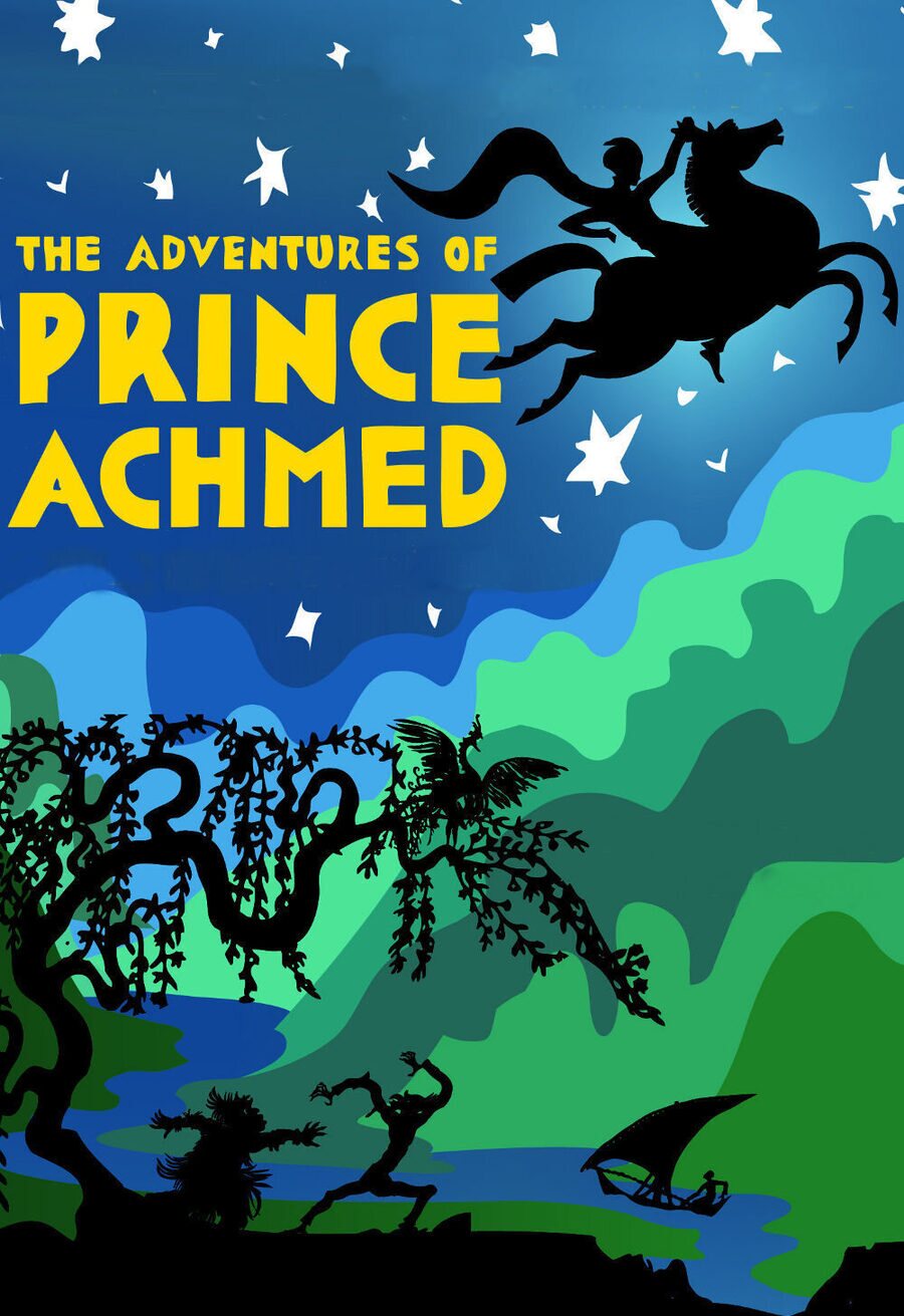 Cartel de Las aventuras del príncipe Achmed - Reino Unido