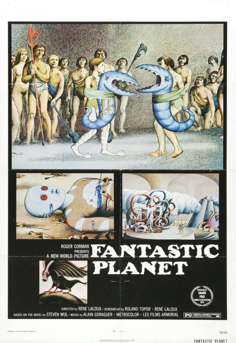 Cartel de El planeta salvaje - El planeta salvaje