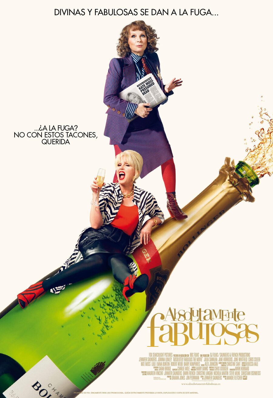 Cartel de Absolutamente fabulosas - España