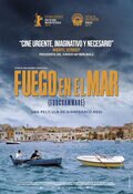 Cartel de Fuego en el mar (Fuocoammare)