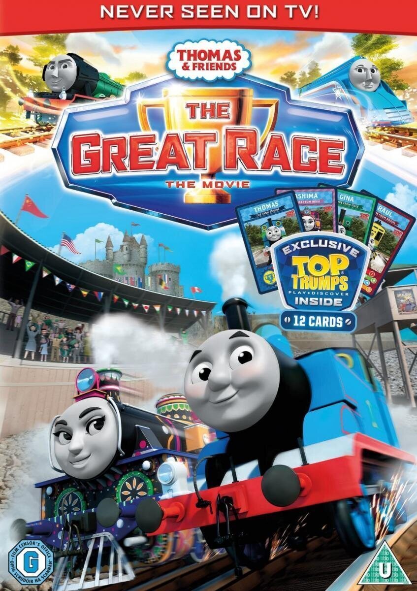 Cartel de Thomas y sus amigos: La gran carrera - Reino Unido