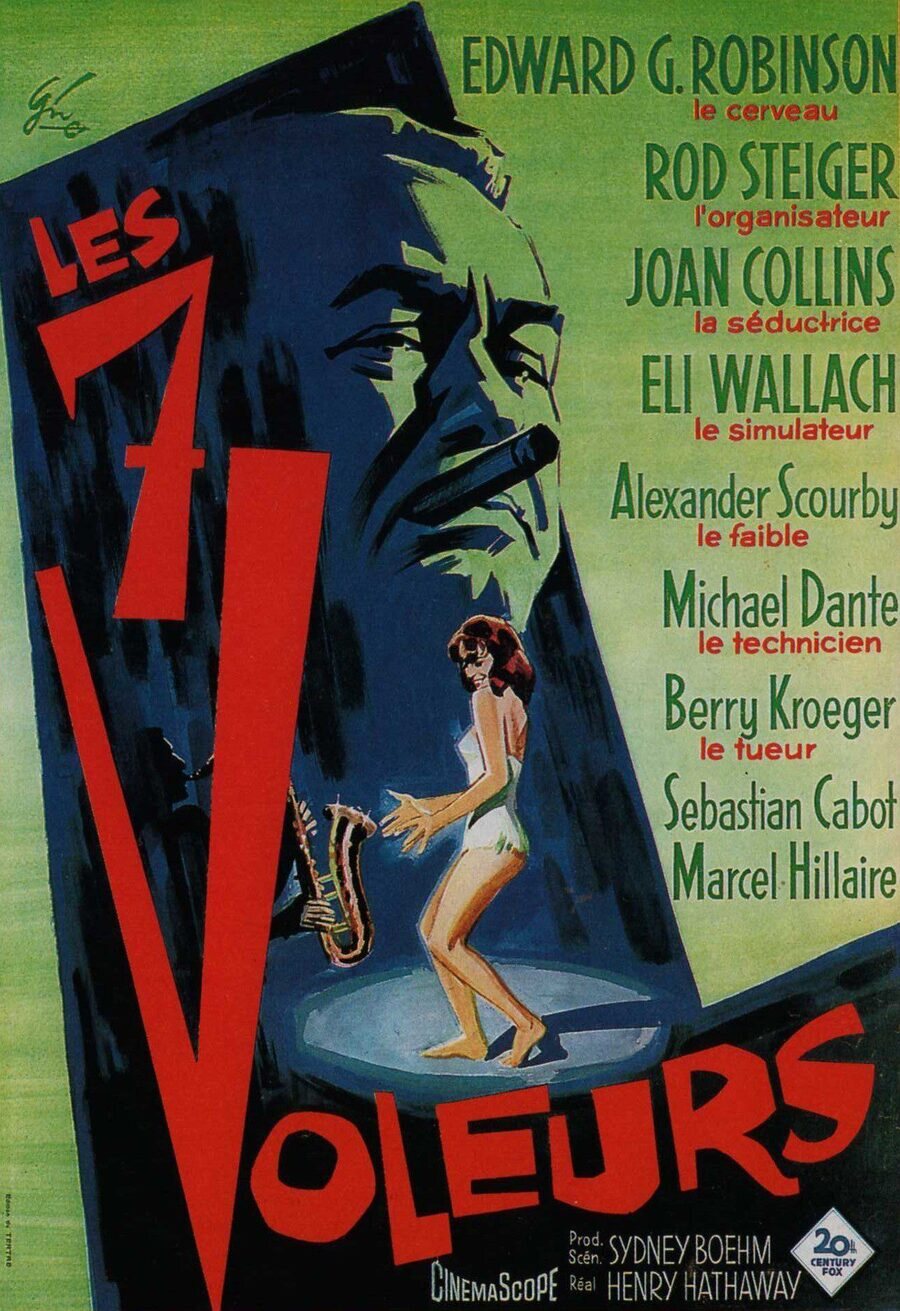 Cartel de Siete ladrones - Francia