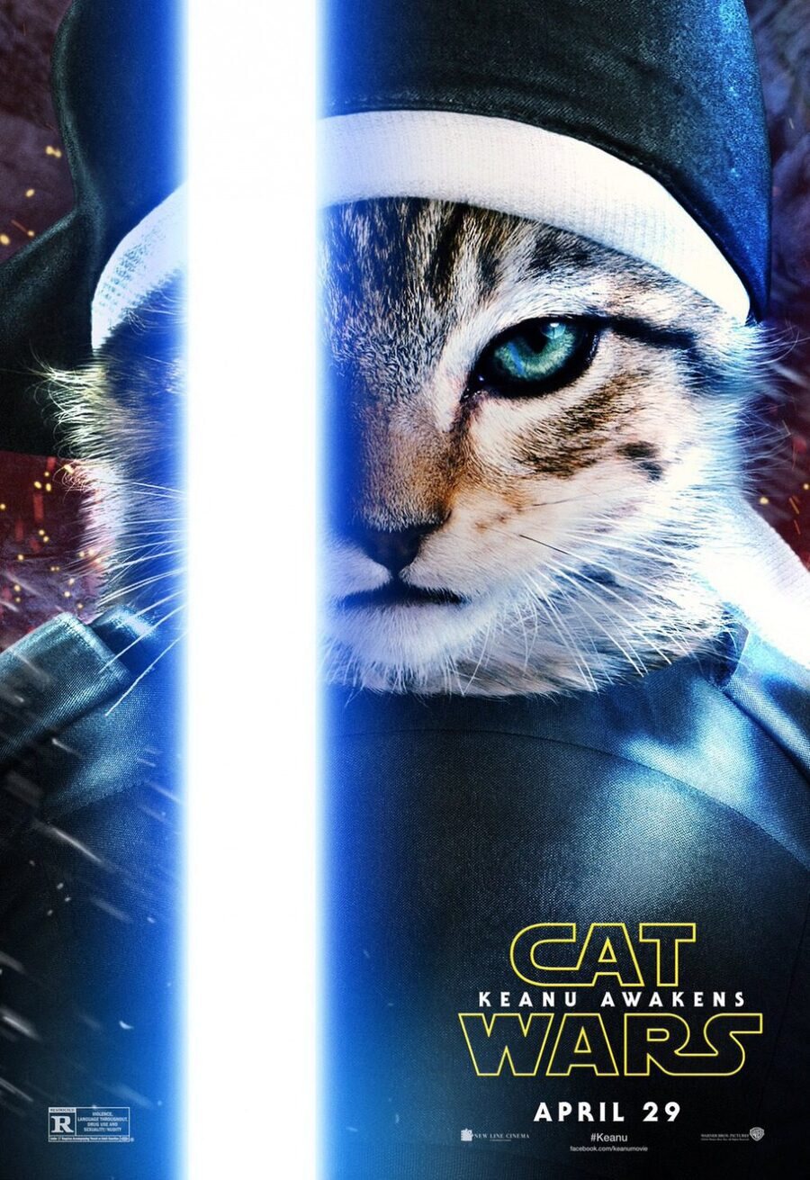 Cartel de Keanu - Parodia 'Star Wars'