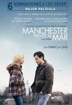 Cartel de Manchester frente al mar