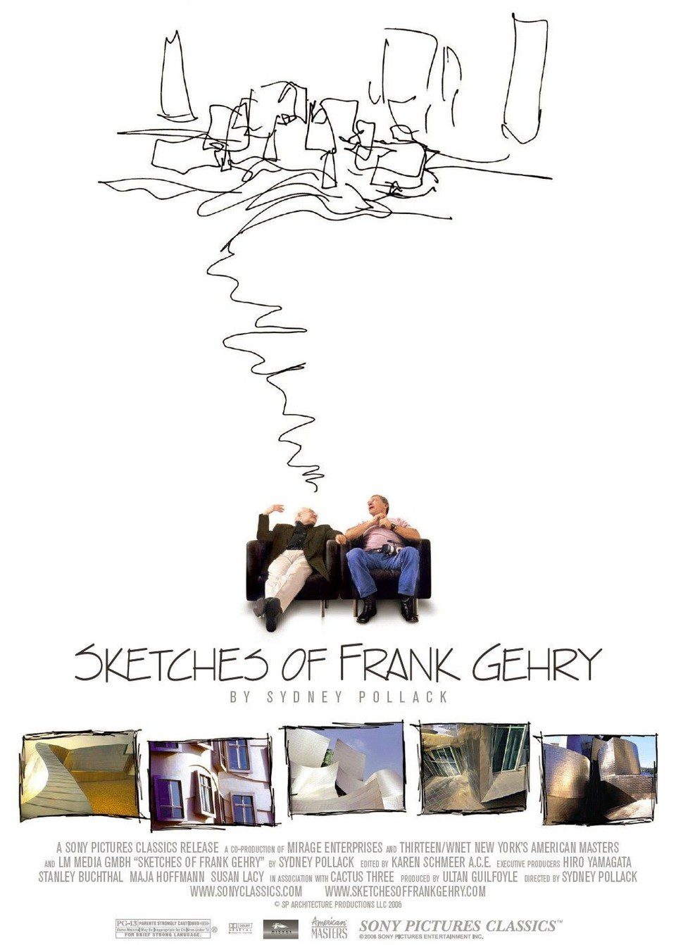 Cartel de Apuntes de Frank Gehry - Estados Unidos