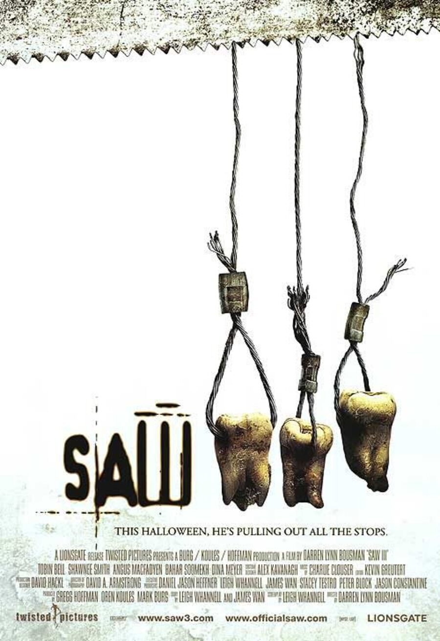 Cartel de Saw 3 - Estados Unidos