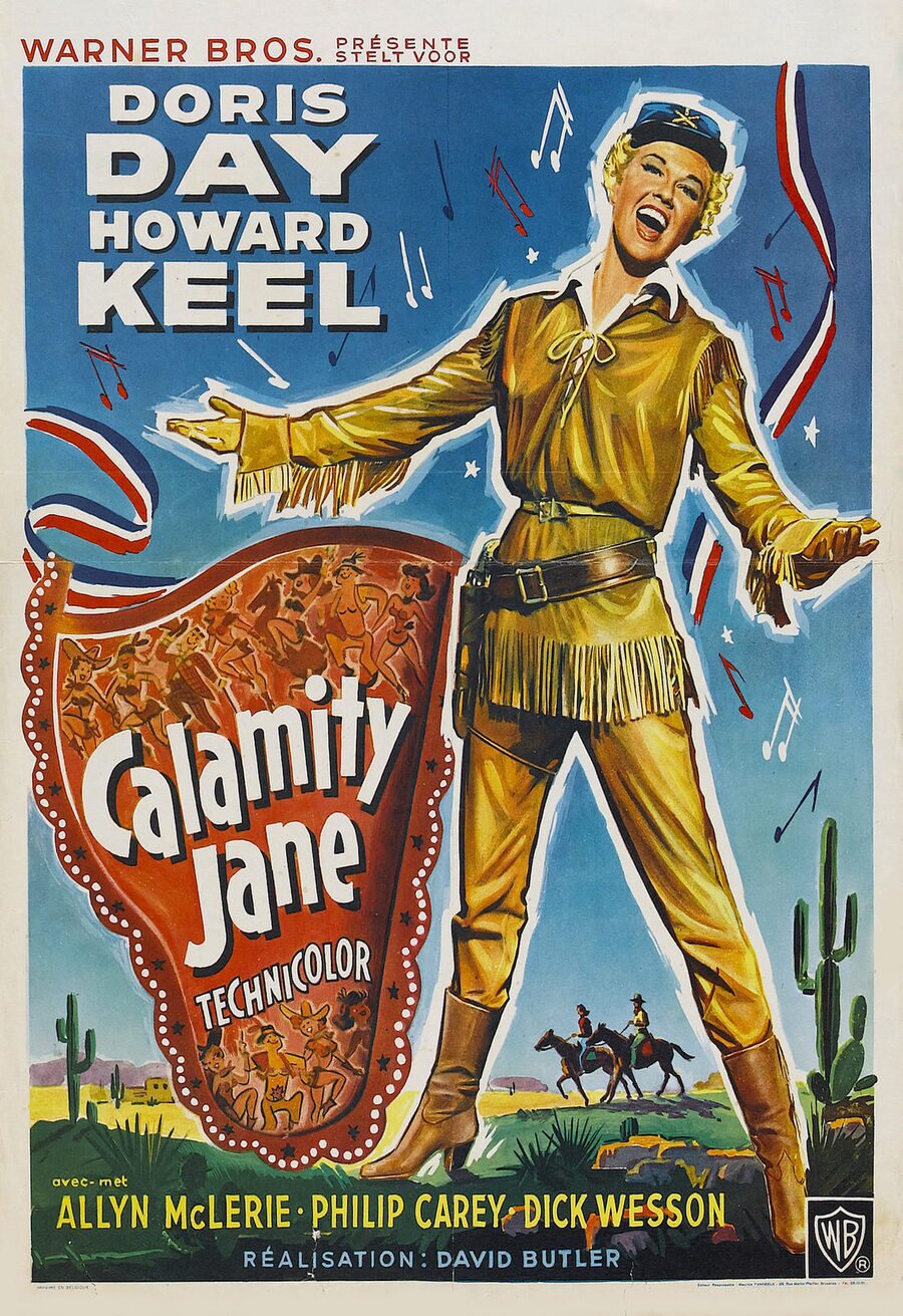 Cartel de Doris Day en el Oeste - Estados Unidos