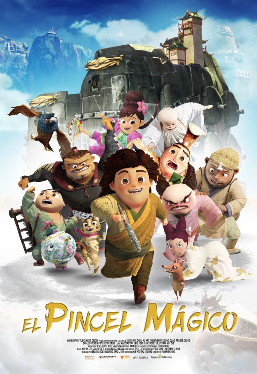 Cartel de El pincel mágico - España