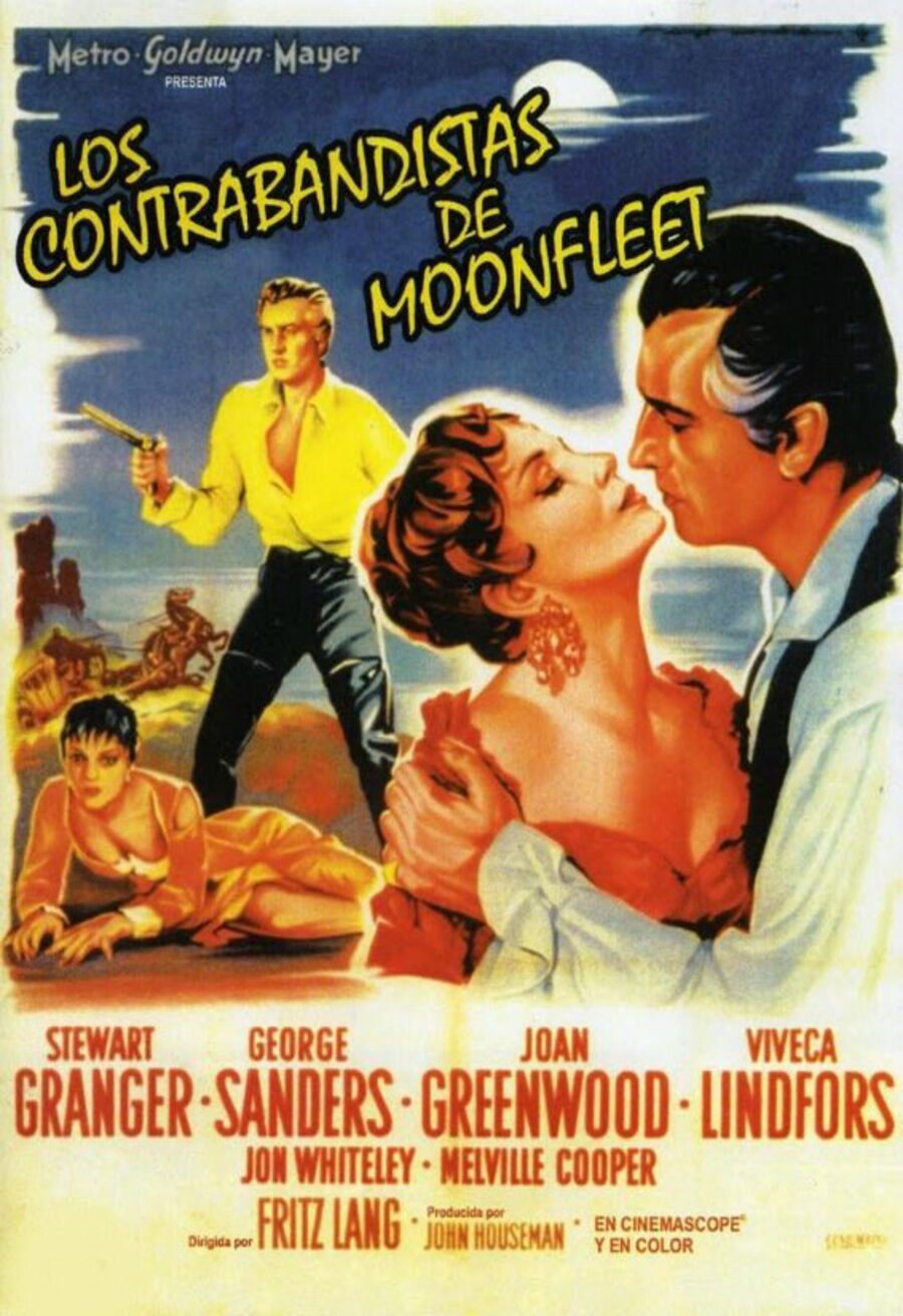 Cartel de Los contrabandistas de Moonfleet - España