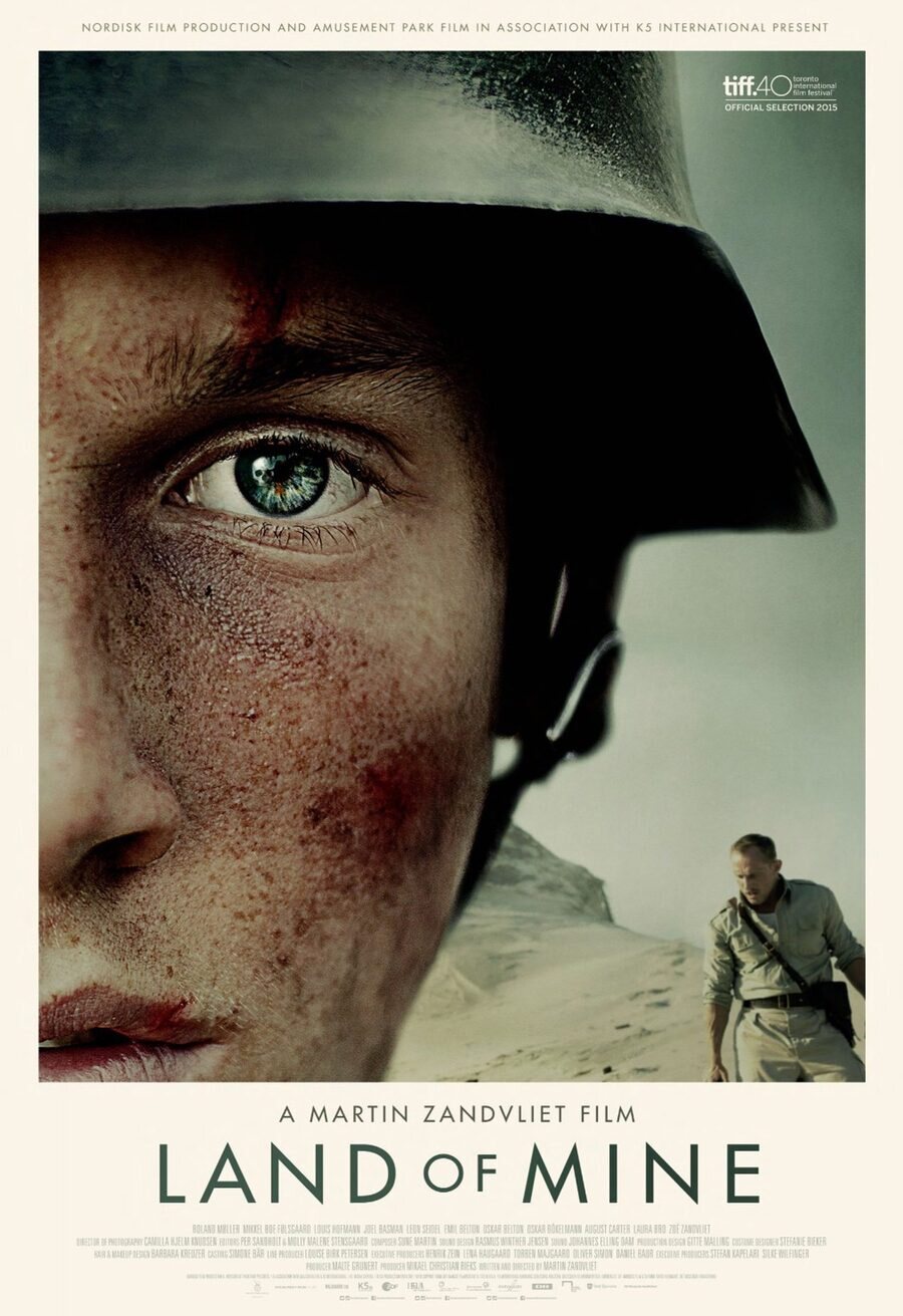 Cartel de Land of Mine: Bajo la arena - EE.UU