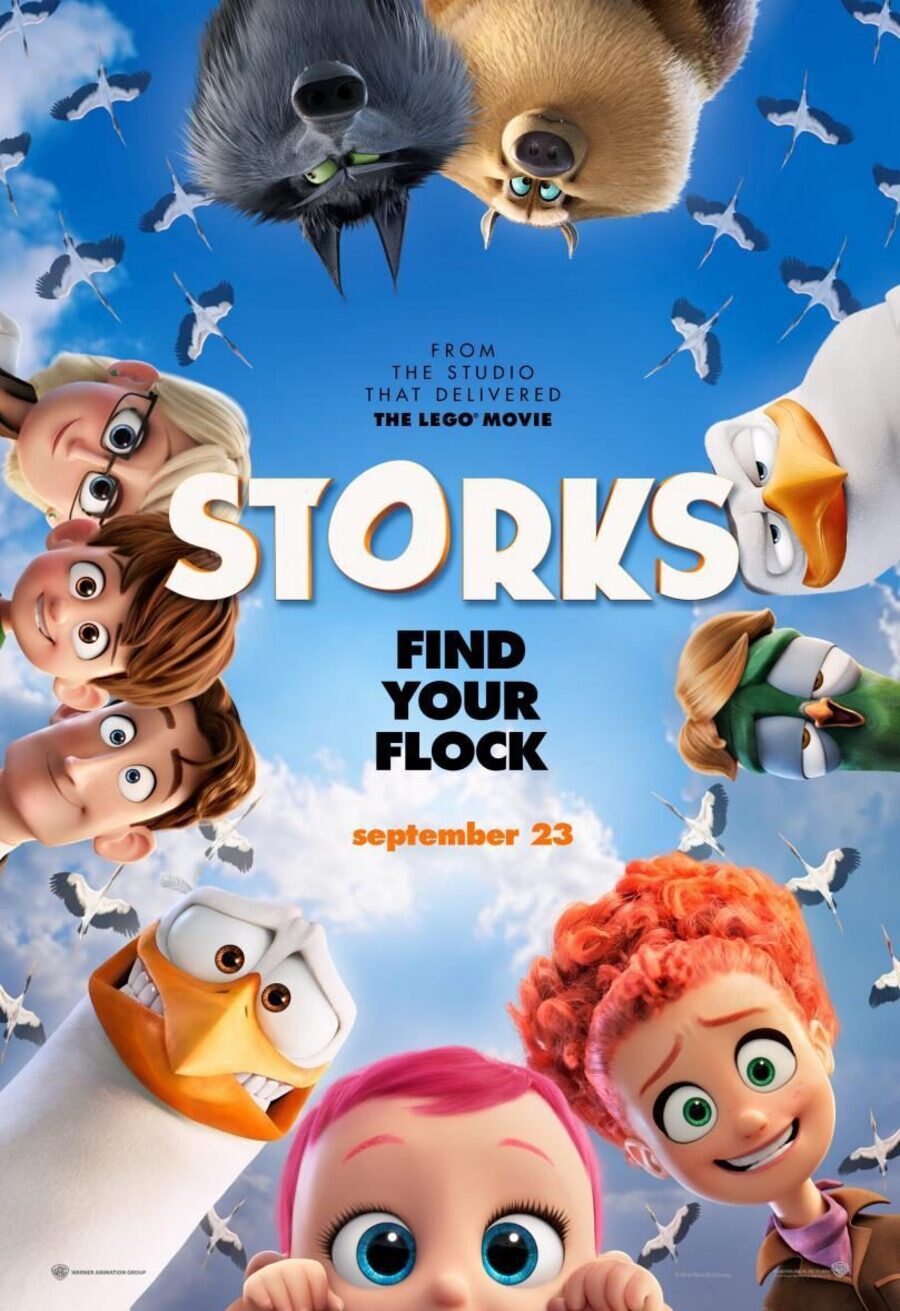 Cartel de Cigüeñas - Storks