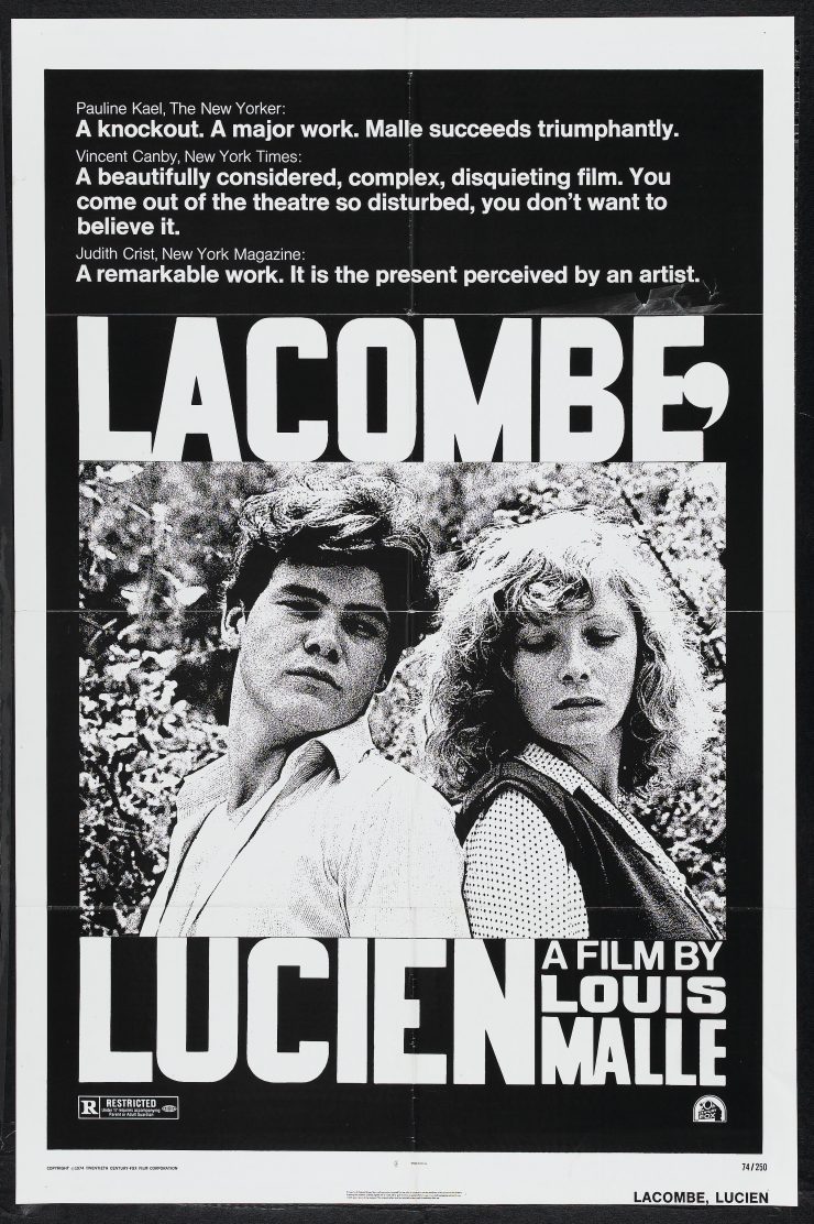 Cartel de Lacombe Lucien - Estados Unidos