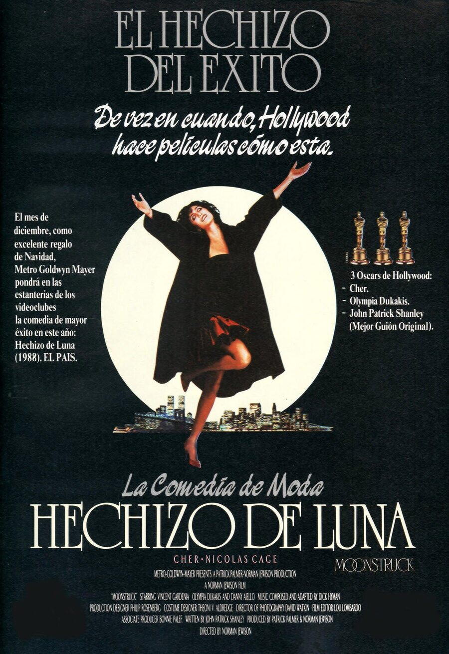 Cartel de Hechizo de luna - España