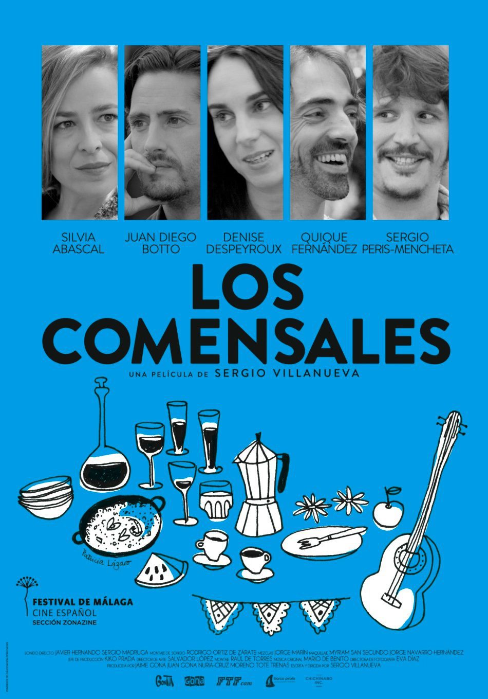Cartel de Los comensales - España