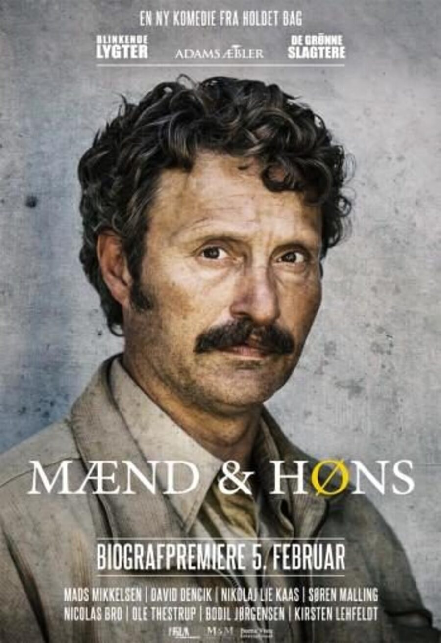 Cartel de Men And Chicken - Mænd & høns
