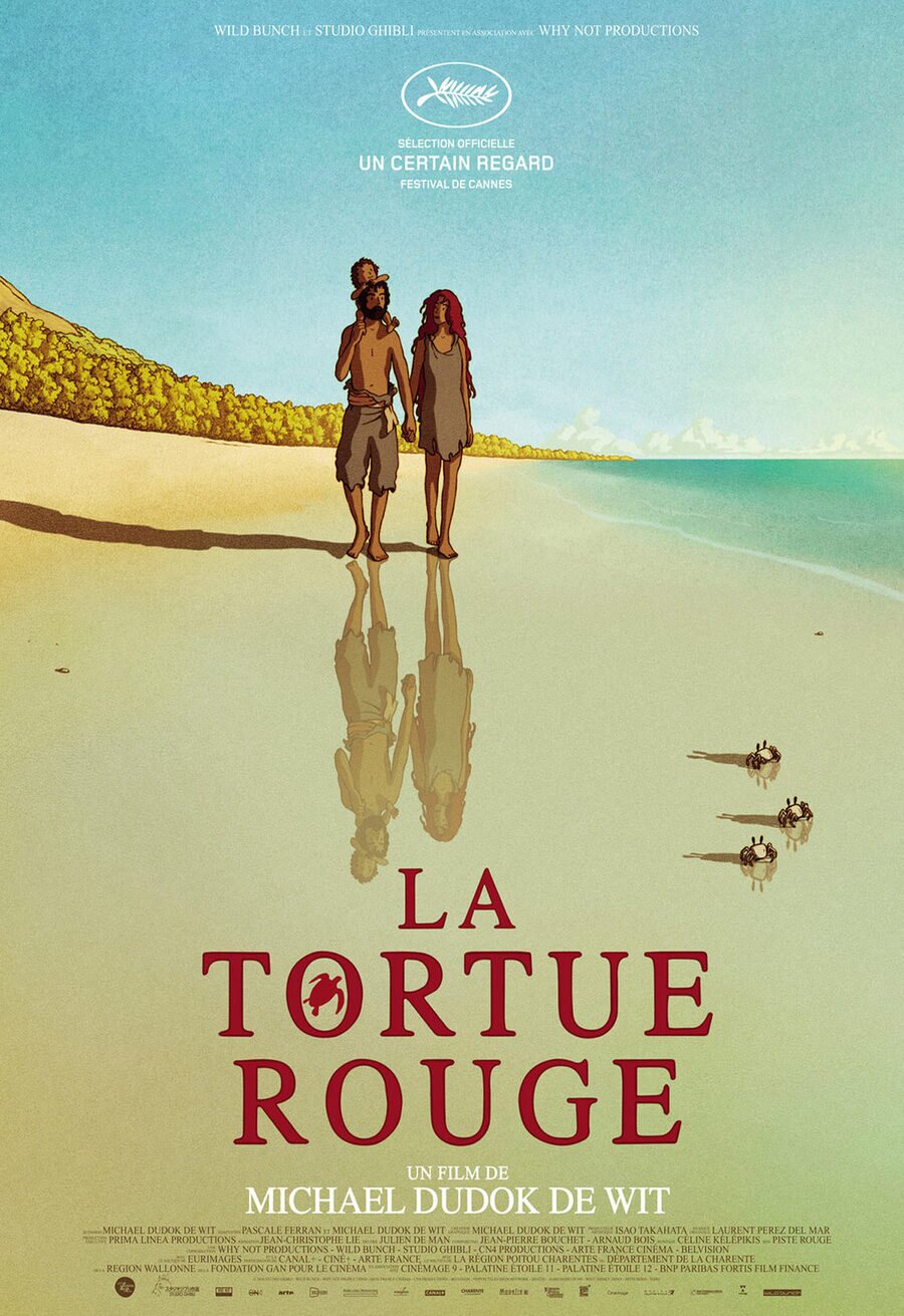 Cartel de La tortuga roja - Francia