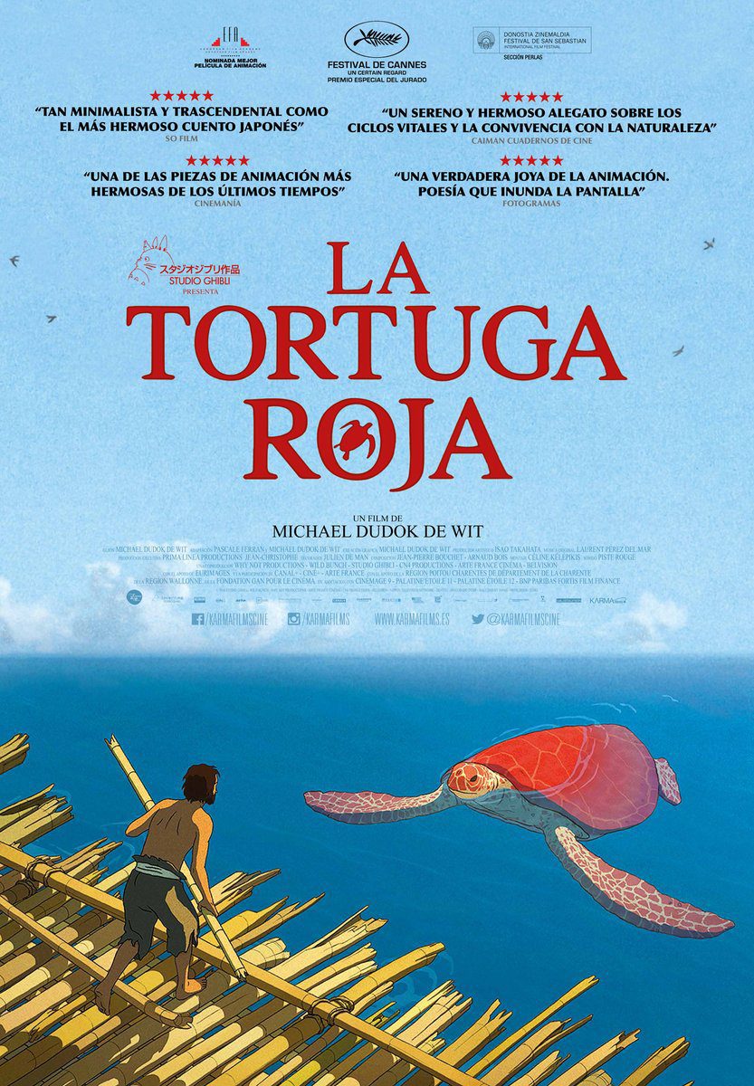 Cartel de La tortuga roja - España