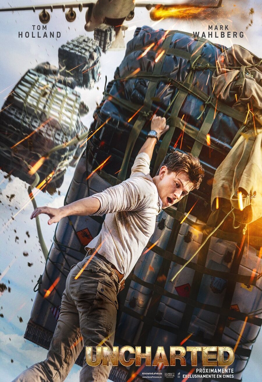 Cartel de Uncharted - Póster final España #1