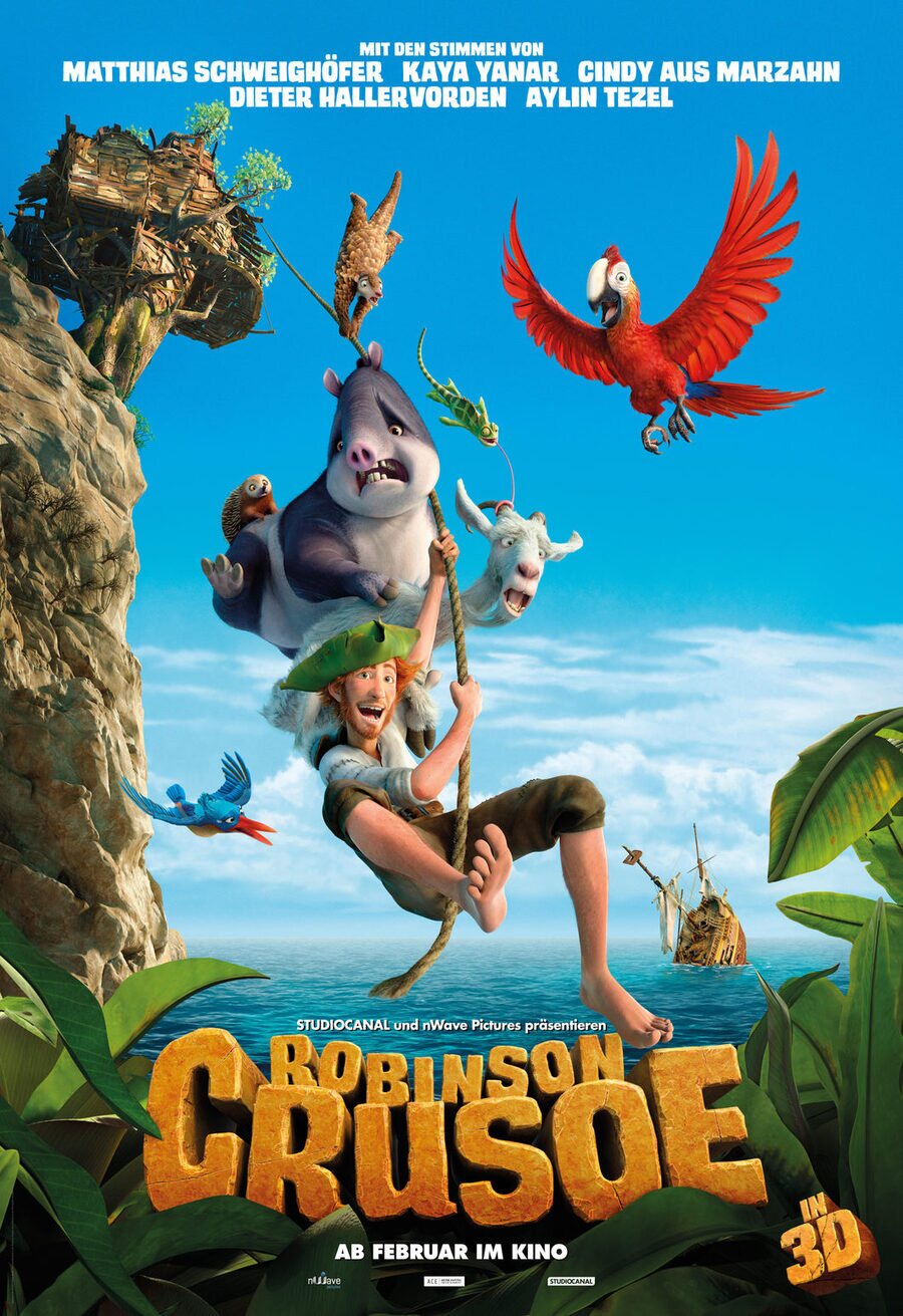 Cartel de Robinson, una aventura tropical - Alemania