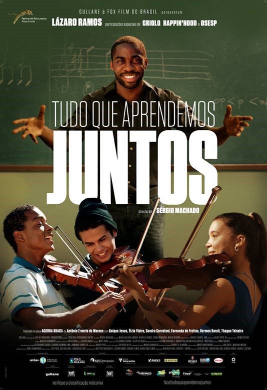 Cartel de El profesor de violín - Brasil