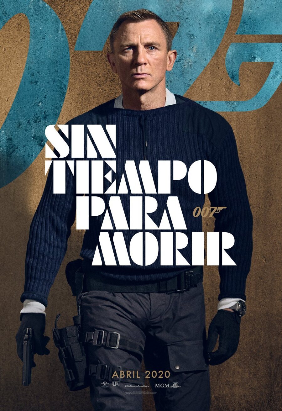 Póster personaje James Bond - Cartel de Sin tiempo para morir (2020 