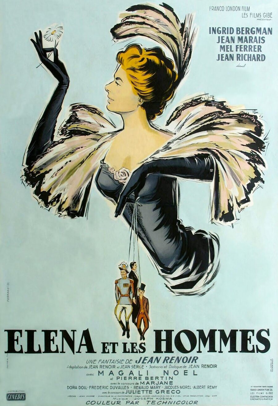 Cartel de Elena y los hombres - Francia