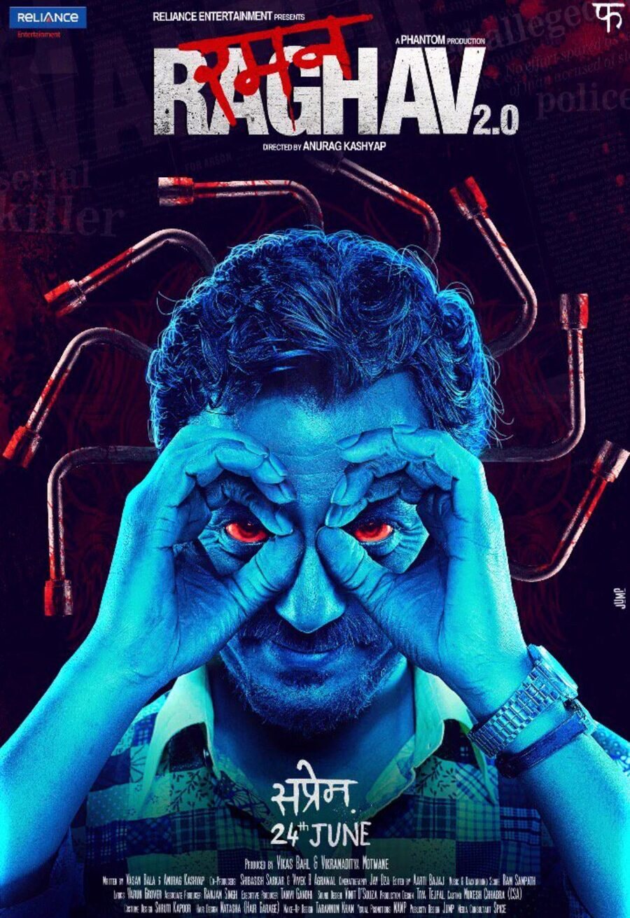 Cartel de Raman Raghav 2.0 - Reino Unido