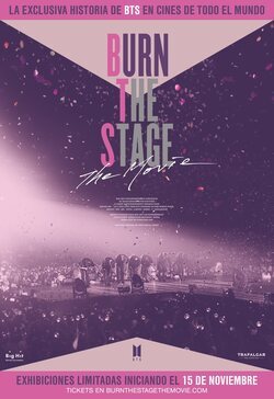 Cartel de Burn the Stage: The Movie