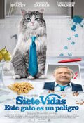 Cartel de Siete vidas, este gato es un peligro