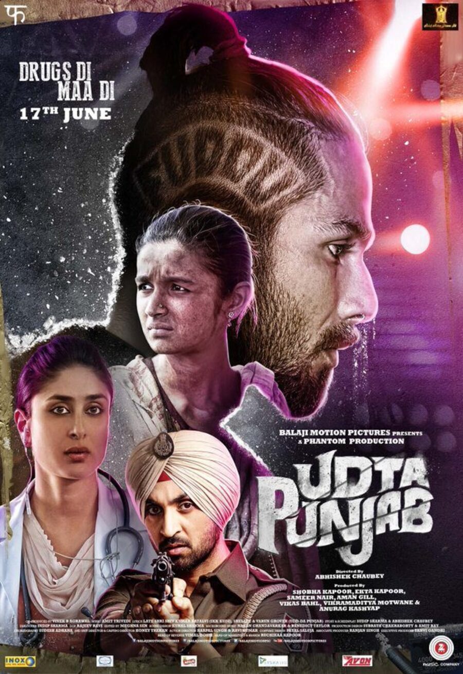 Cartel de Udta Punjab - UK