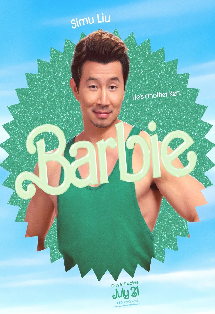 Cartel de Barbie - Simu Liu