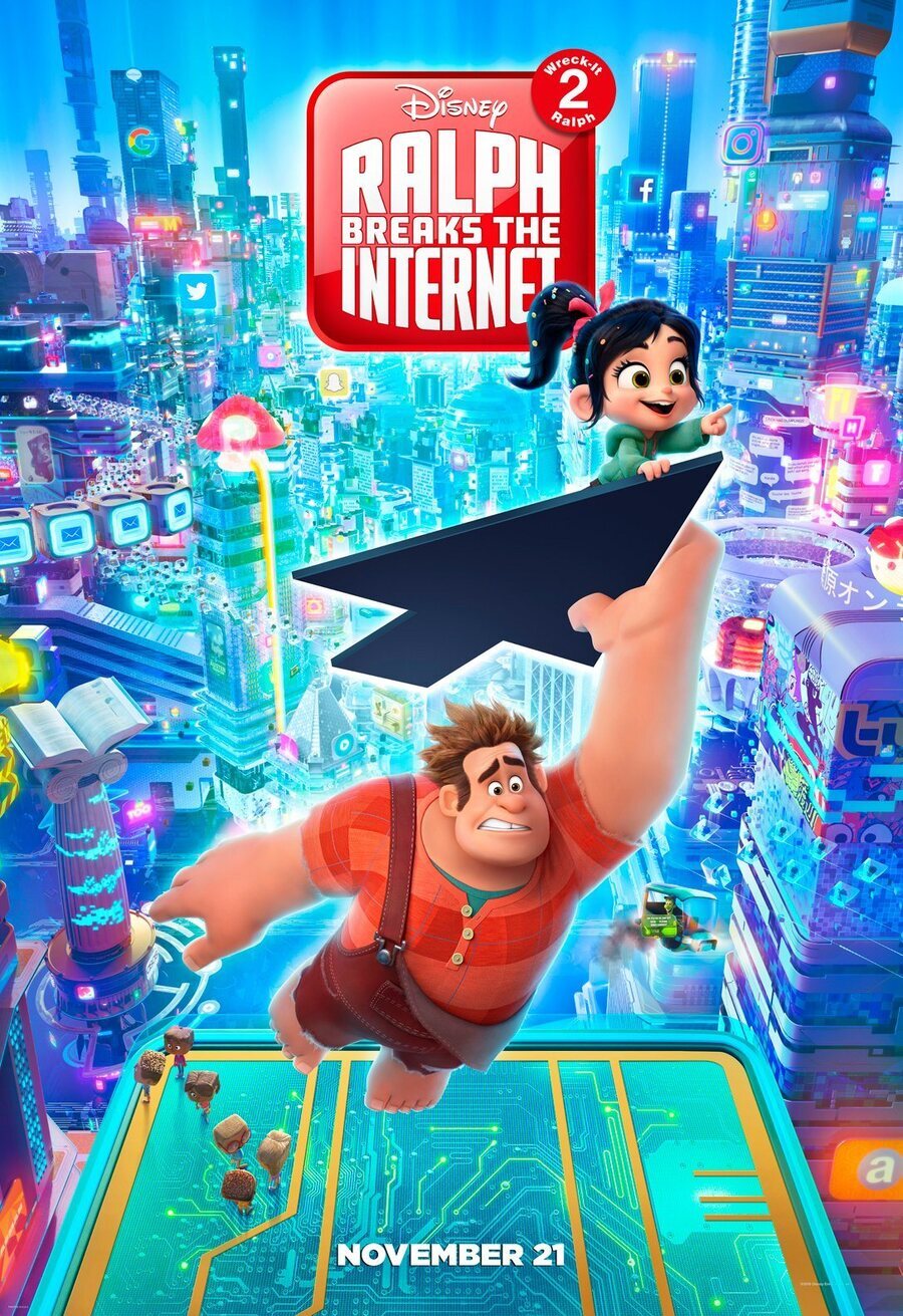 Cartel EEUU de 'Ralph Rompe Internet'