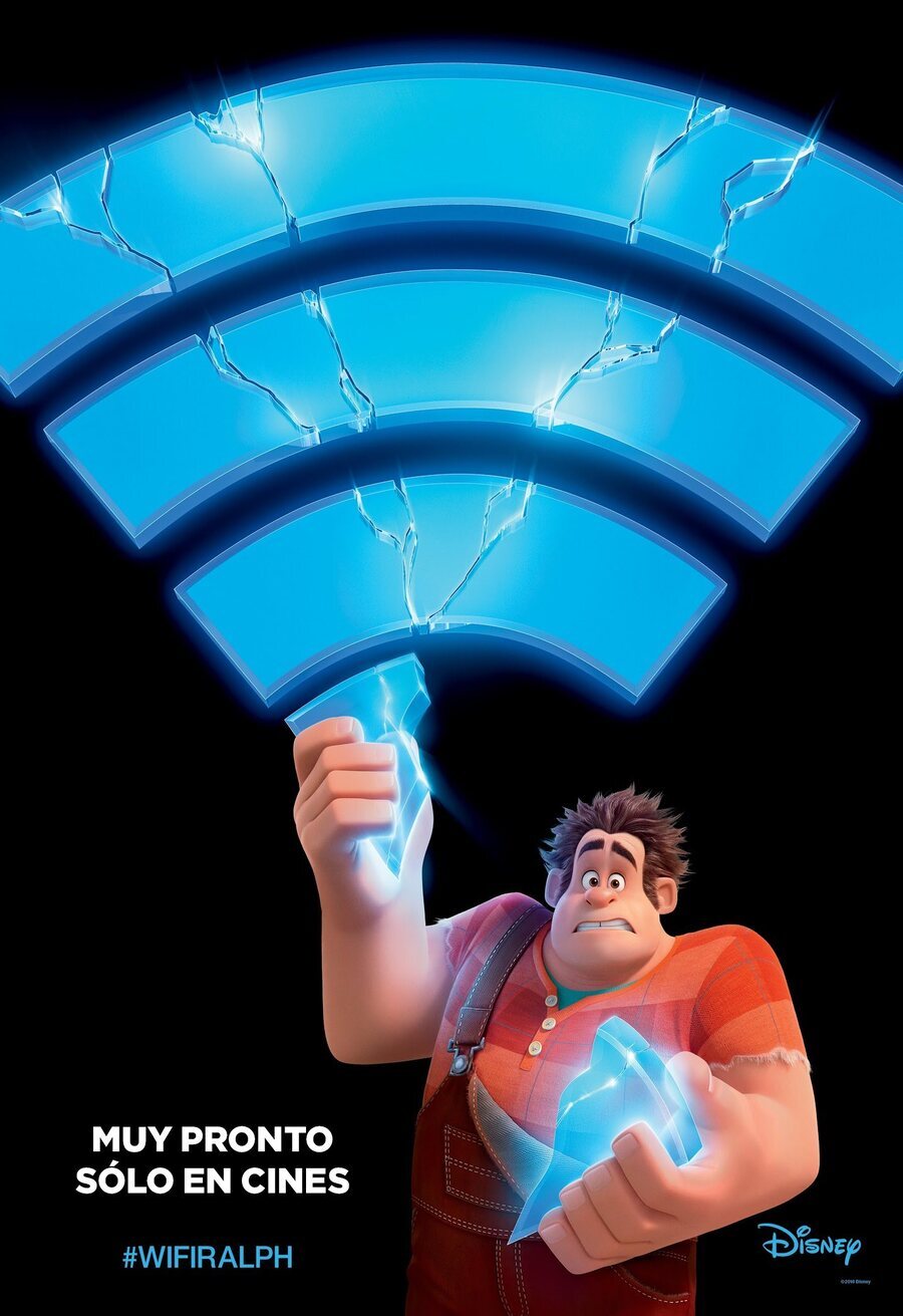 Cartel Wifi Ralph de 'Ralph Rompe Internet'