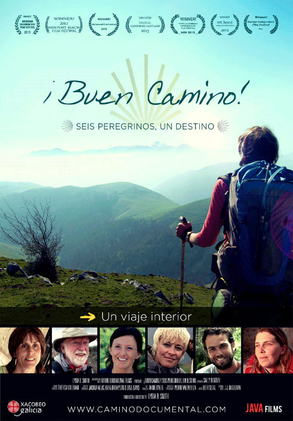 Cartel de ¡Buen camino! Seis peregrinos, un destino - España