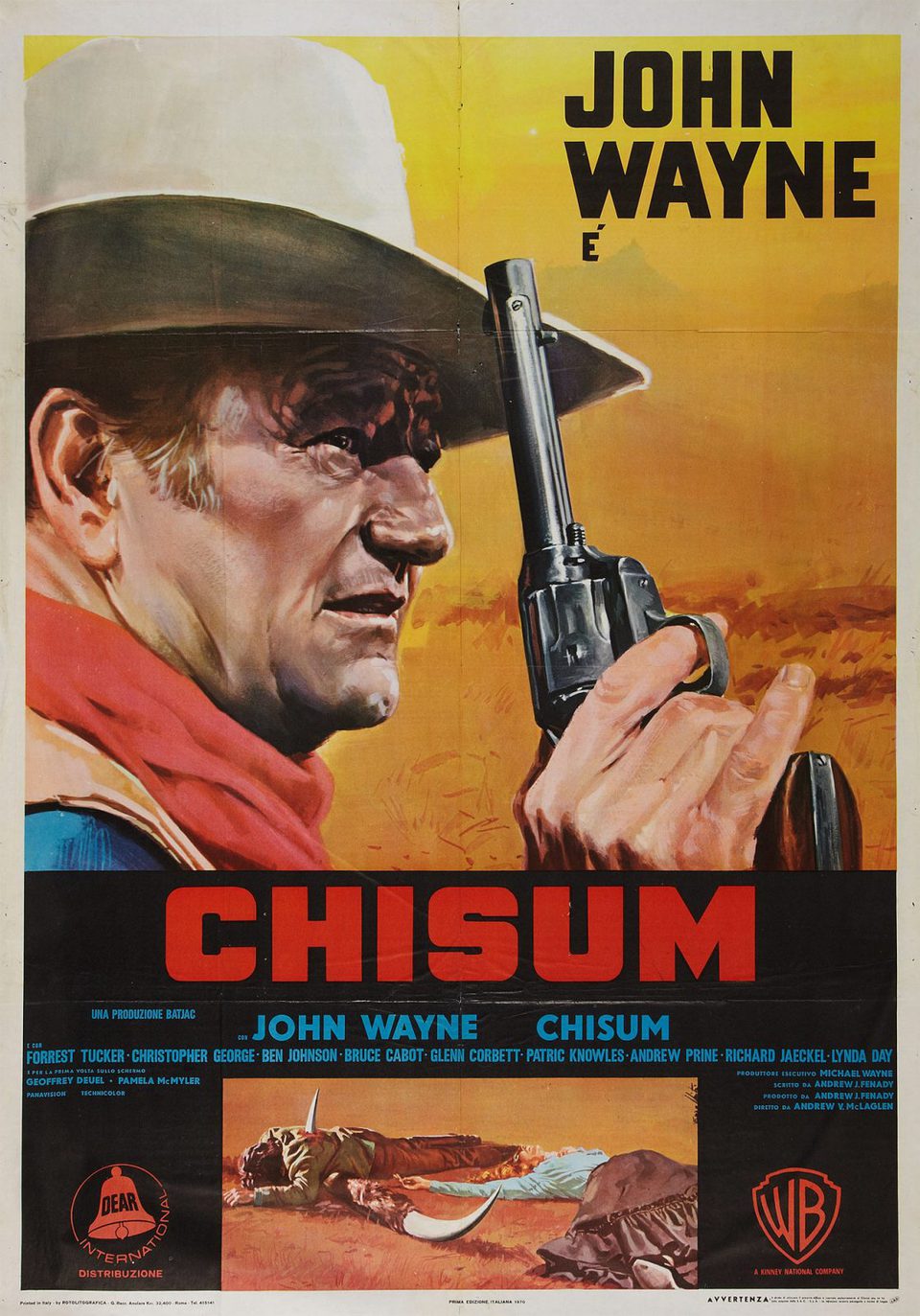 Cartel de Chisum - EEUU