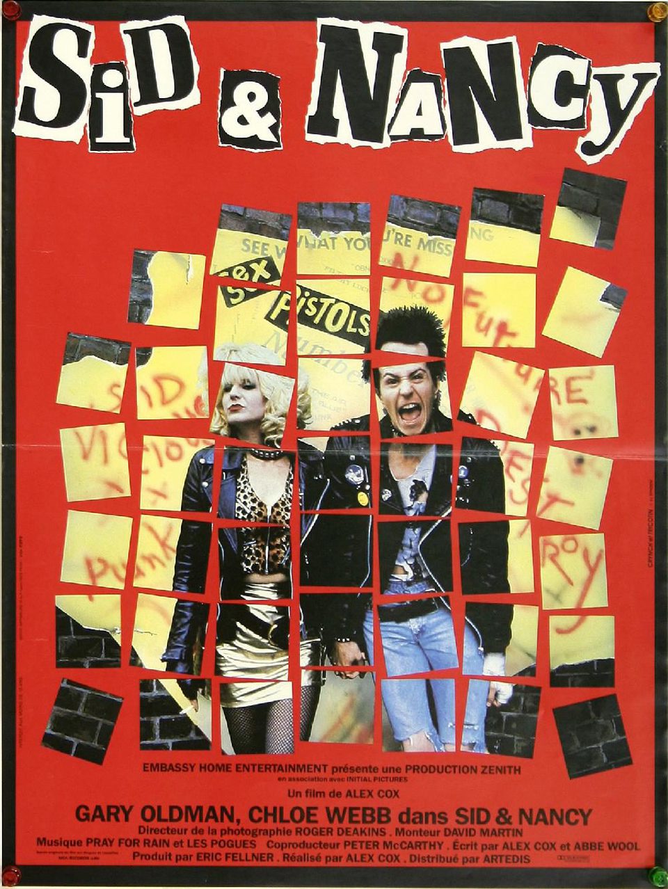 Cartel de Sid y Nancy - Original