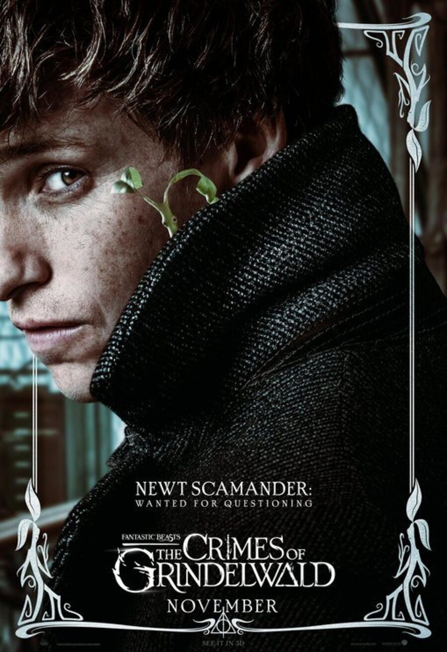 Newt Scamander Cartel de Animales Fantásticos Los crímenes de
