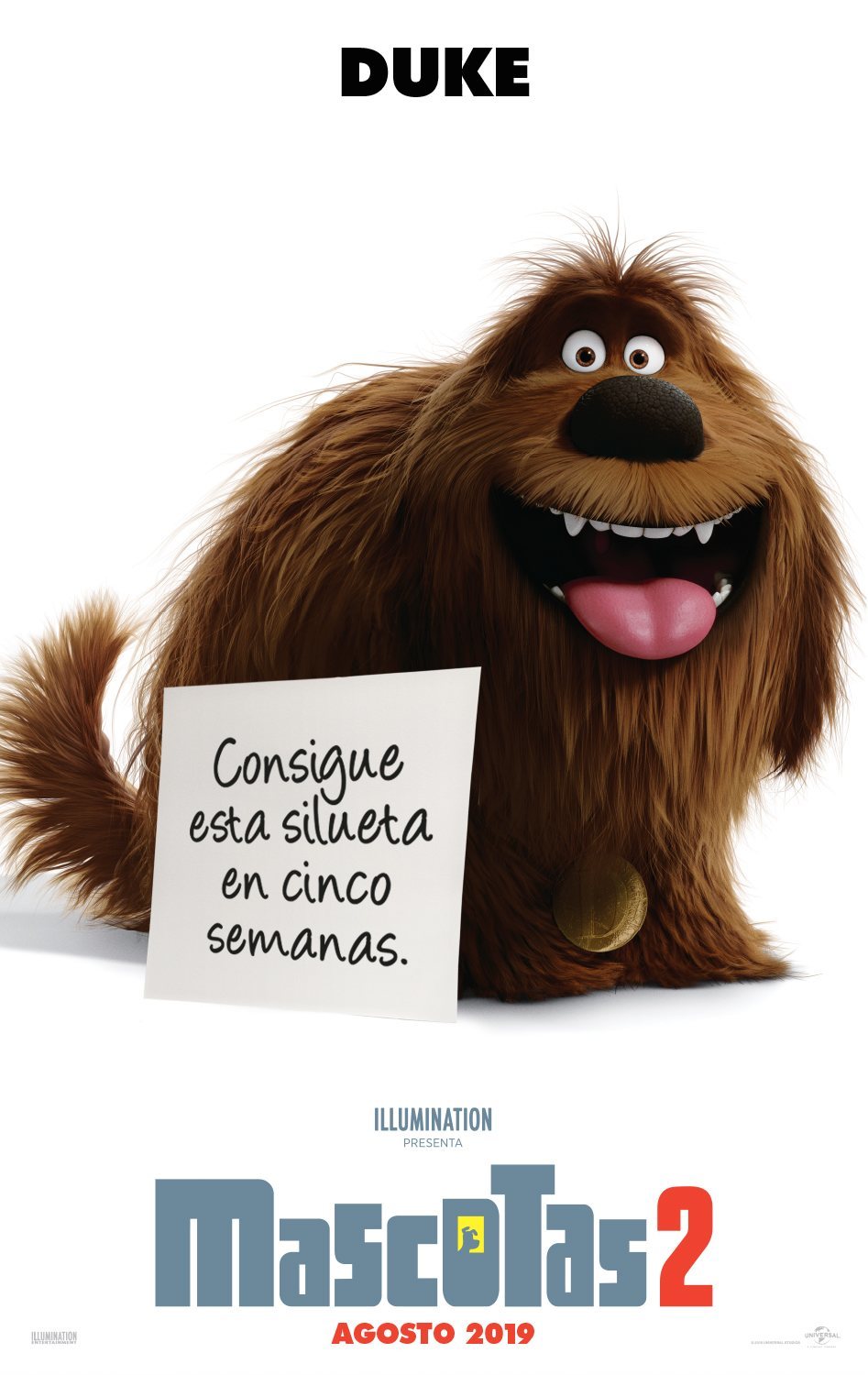 Cartel de Mascotas 2 - Duke (España)