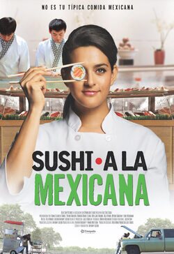 Cartel de Sushi a la mexicana