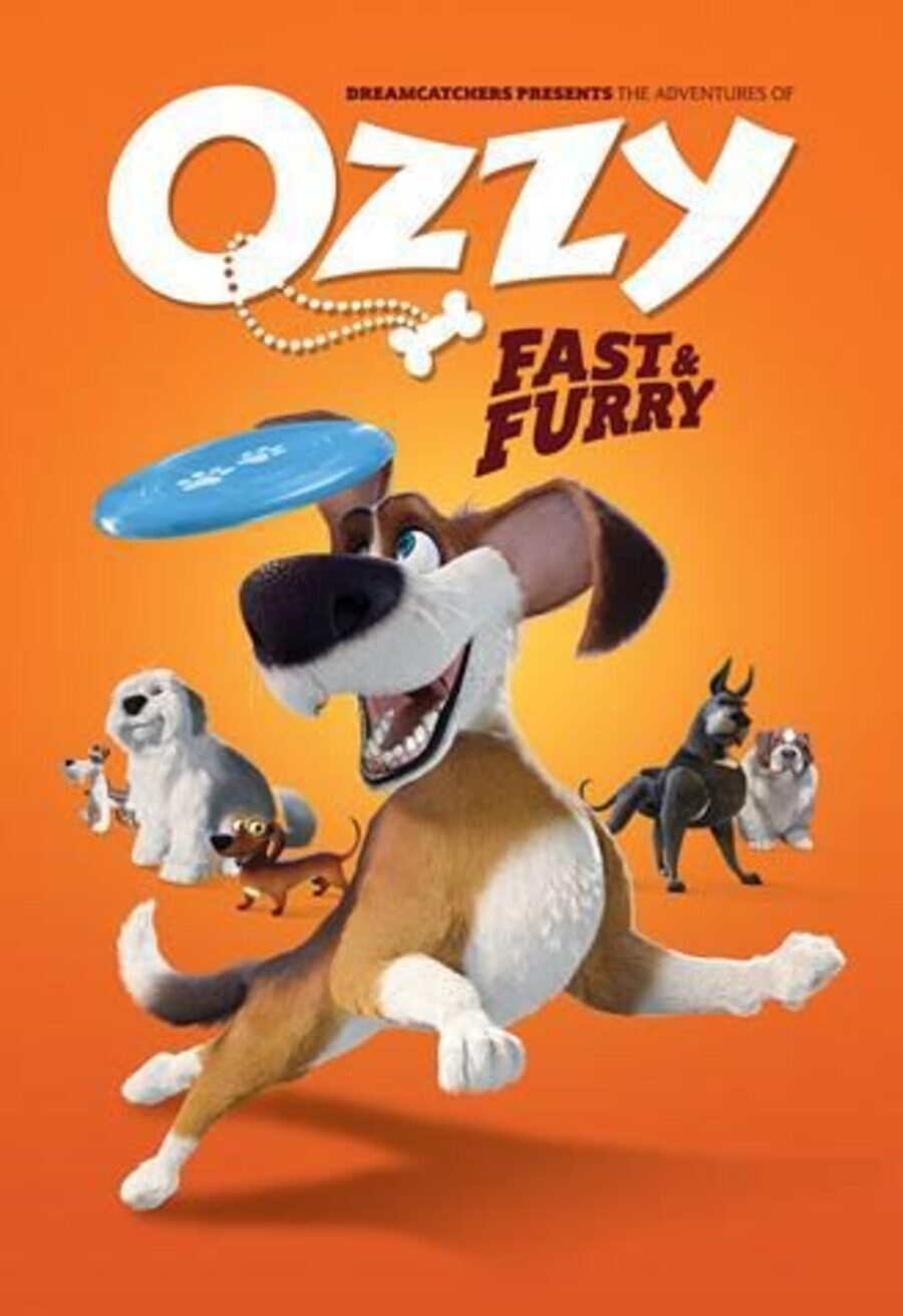 Cartel de Ozzy, Rápido y Peludo - Reino Unido