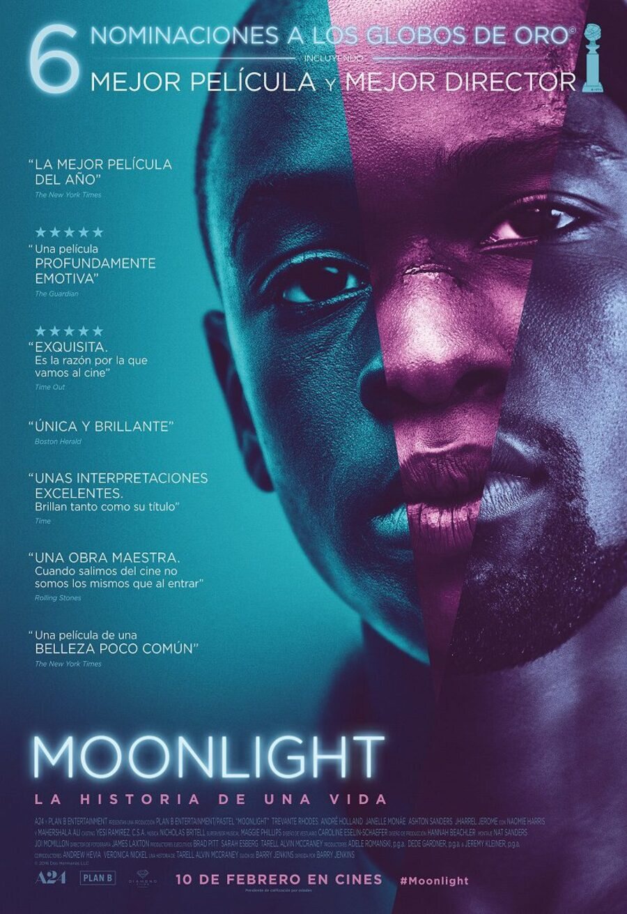 Cartel de Moonlight - Globos de Oro