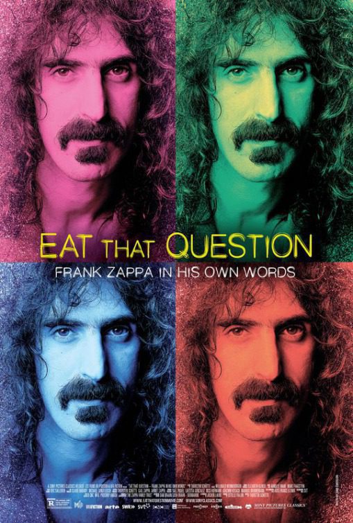 Cartel de Eat That Question: Frank Zappa en sus propias palabras - Eat That Question: Frank Zappa in His Own Words
